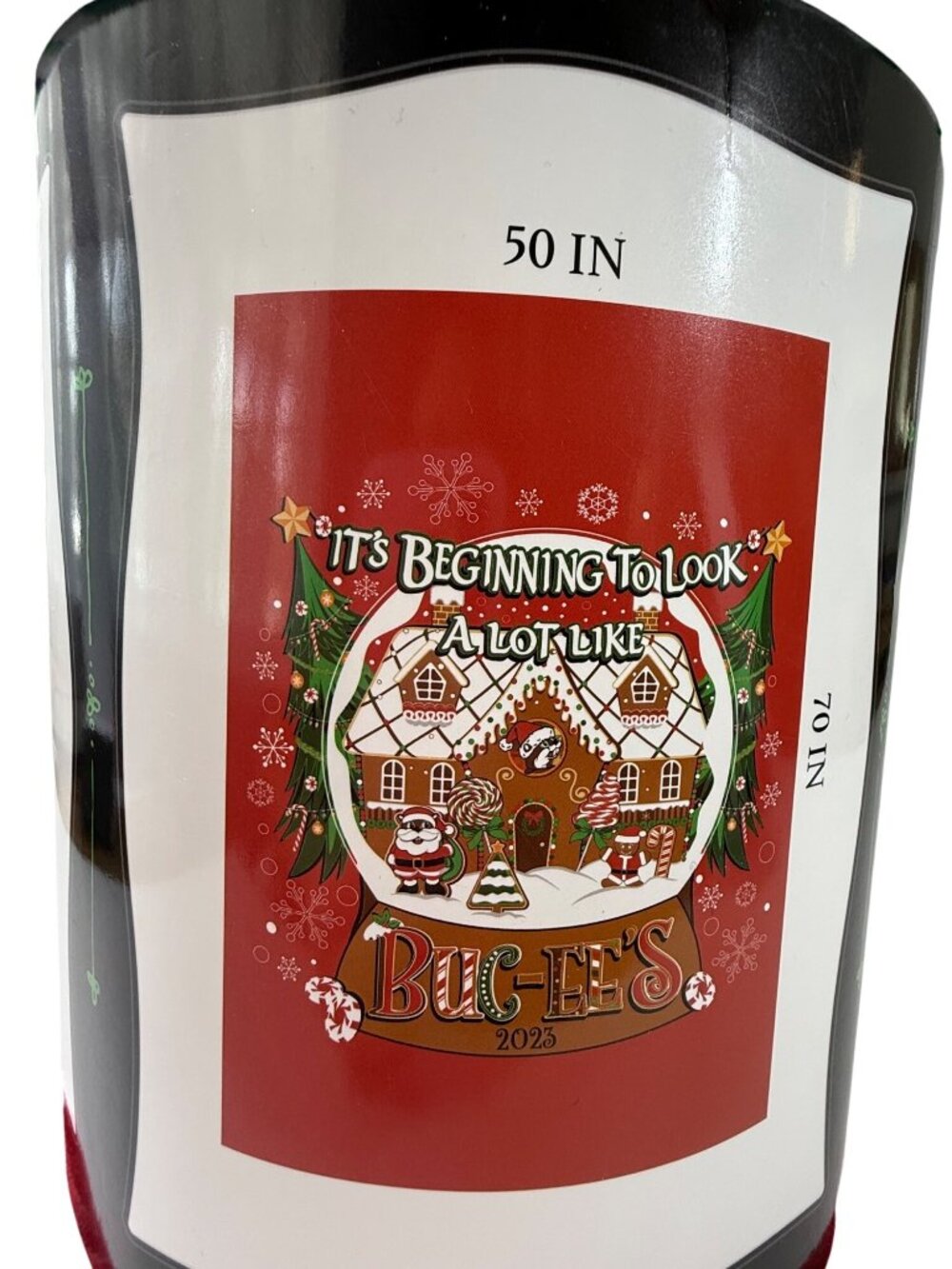 Buc-ees It's Beginning To Look Alot Like Christmas Blanket 50"x70" Soft & Comfy